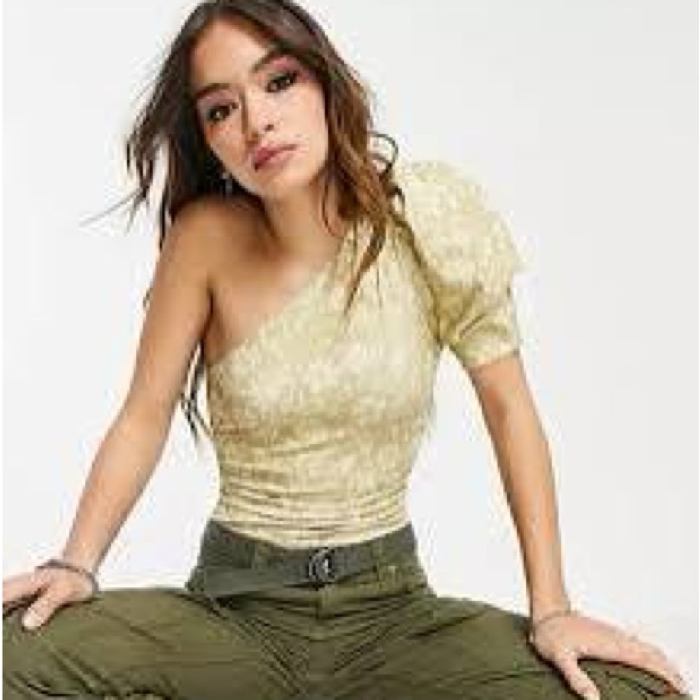 Free people Somethin about You one sleeve body suit